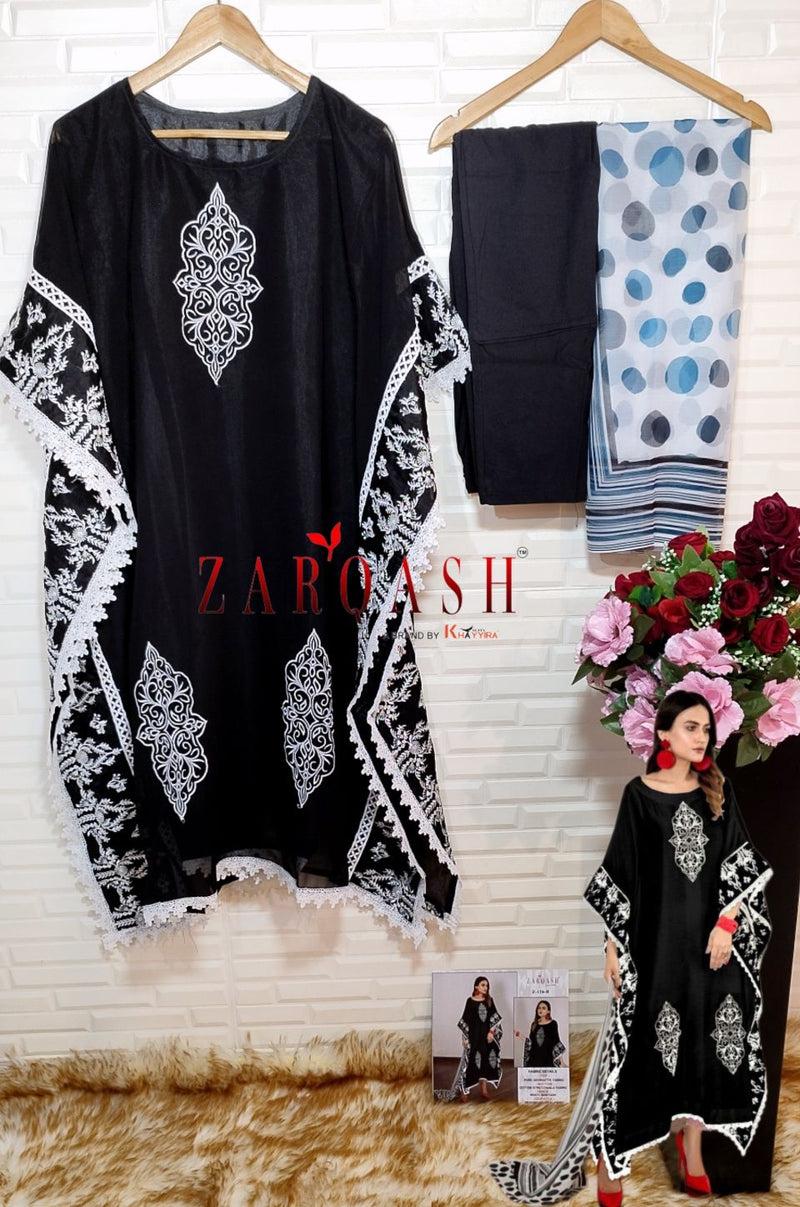 Zarqash Dno Z 116 Georgette With Heavy Embroidery Work Stylish Designer Party Wear Fancy Kurti