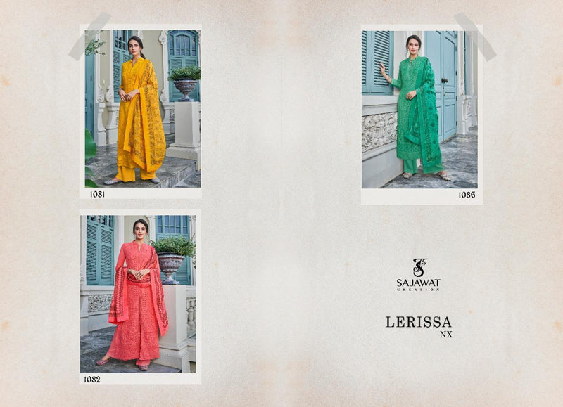 Sajawat Creation Lerrisa Nx Lakhnowi Style Stitched Suits In Fox Georgette