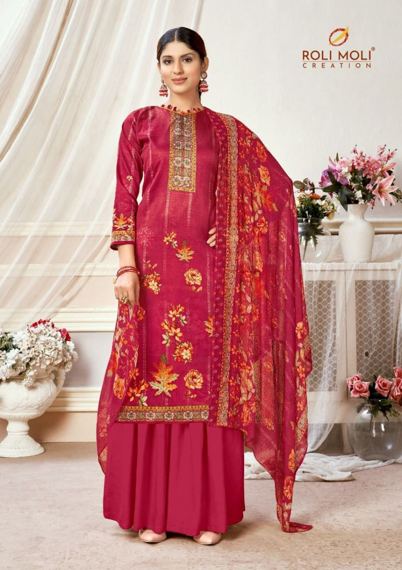 Roli Moli Creation Zaara Jam Cotton Fancy Digital Printed Festive Wear Salwar Suits