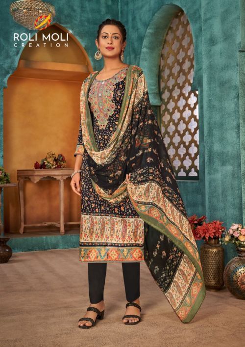 Roli Moli Creation Zara Vol 4 Jam Cotton Digital Printed Party Wear Salwar Suits
