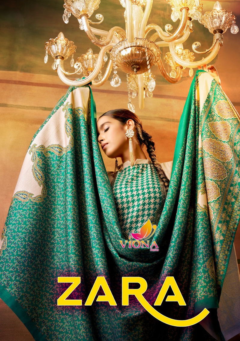 Viona Zara Pashmina With Fancy Work Stylish Designer Festive Wear Salwar Suit