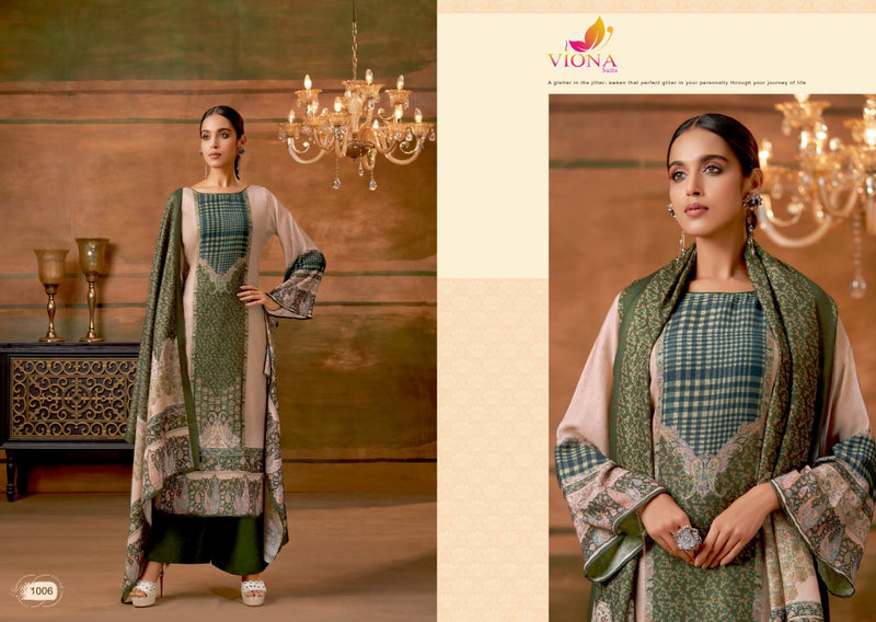 Viona Zara Pashmina With Fancy Work Stylish Designer Festive Wear Salwar Suit