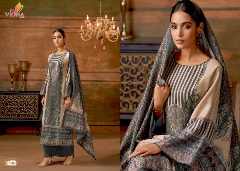 Viona Zara Pashmina With Fancy Work Stylish Designer Festive Wear Salwar Suit