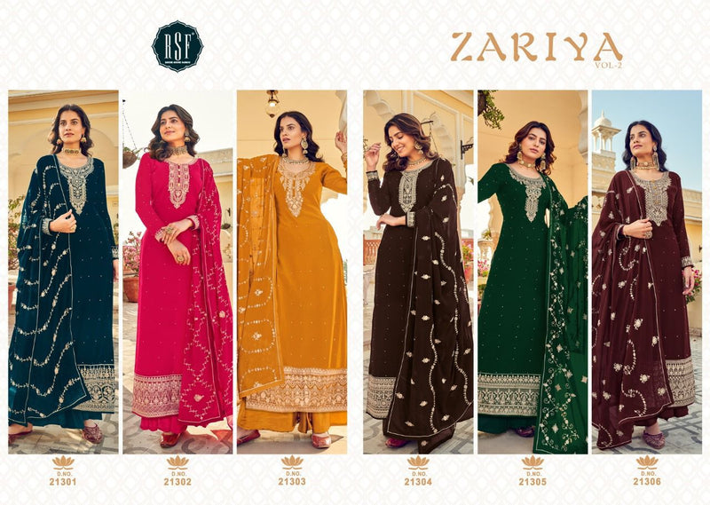 Rsf Zariya Vol 2 Georgette With Heavy Elegant Work Stylish Designer Festive Wear Salwar Kameez