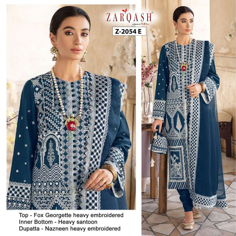 Zarqash Wistria Z 2054 ToZ 2054 E Lawn Cotton  Pakitani Wear Salwar Suit