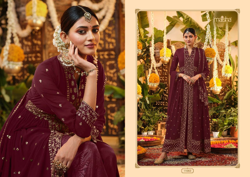 Maisha Zeynep Georgette Designer Wedding Wear Salwar Kameez