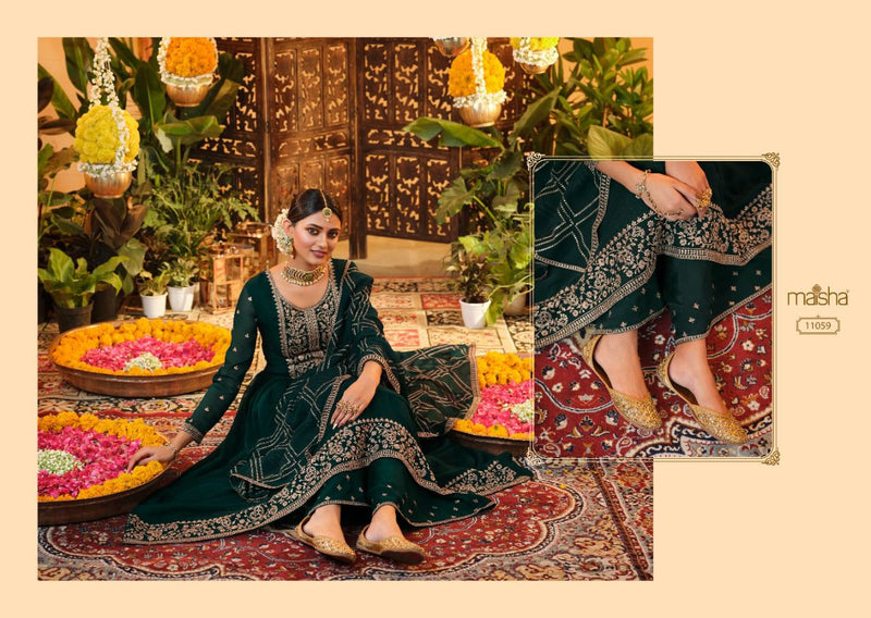 Maisha Zeynep Georgette Designer Wedding Wear Salwar Kameez