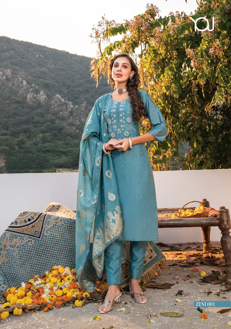 Wanna Zini Silk With Heavy Beautiful Work Stylish Designer Attractive Look Fancy Kurti