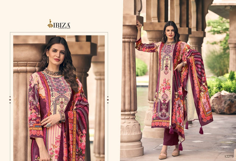 Ibiza Zurine Velvet With Printed Work Stylish Designer Pakistani Party Wear Salwar Kameez