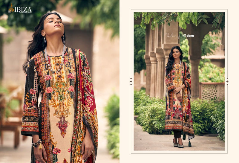 Ibiza Zurine Velvet With Printed Work Stylish Designer Pakistani Party Wear Salwar Kameez