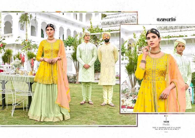 Zaveri Fashion Presents By Outfit Vol 1 Viscose Georgette With Heavy Work Exclusive Pakistani Salwar Kameez