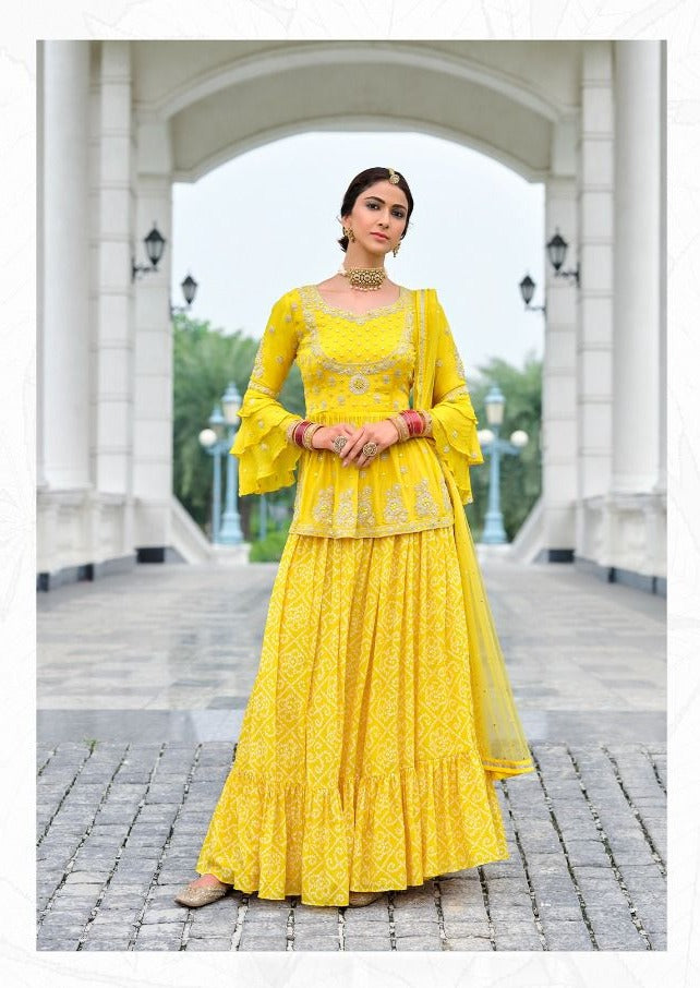 Zaveri Woman Beauty Outfit Vol 2 Dno 1054 Viscose Georgette Heavy Designer Wedding Wear Salwar Kameez