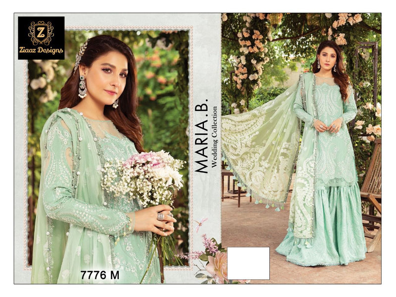 Ziaaz Designs Maria B Weadding Collection Embroidery Work