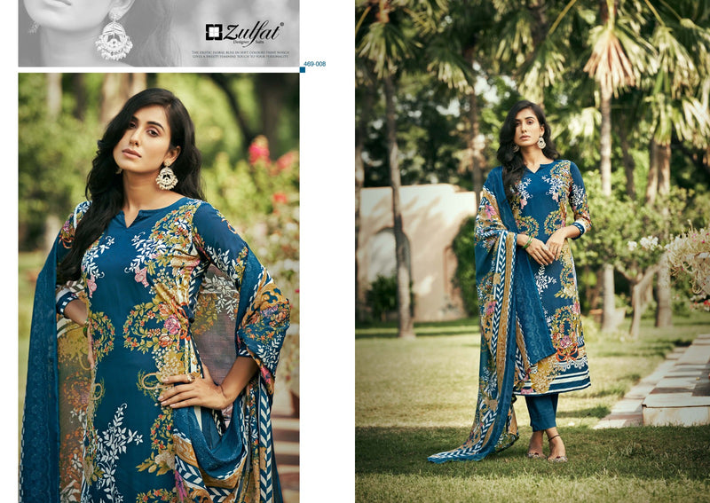 Zulfat Designer Suits Hayaat Pure Crepe Exclusive Digital Print Salwar Suit