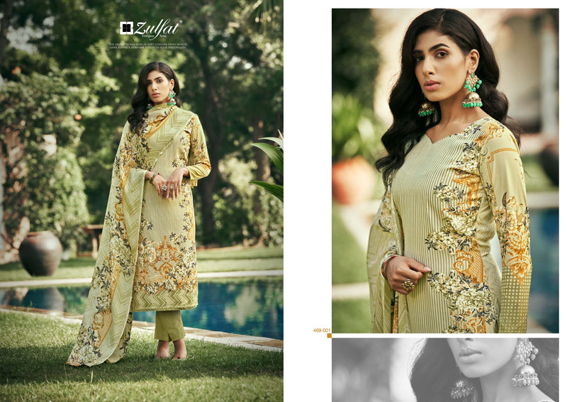 Zulfat Designer Suits Hayaat Pure Crepe Exclusive Digital Print Salwar Suit