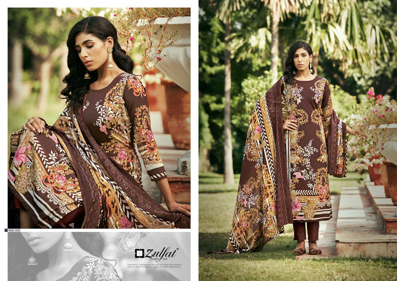 Zulfat Designer Suits Hayaat Pure Crepe Exclusive Digital Print Salwar Suit