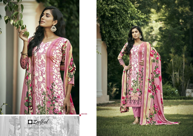 Zulfat Designer Suits Hayaat Pure Crepe Exclusive Digital Print Salwar Suit