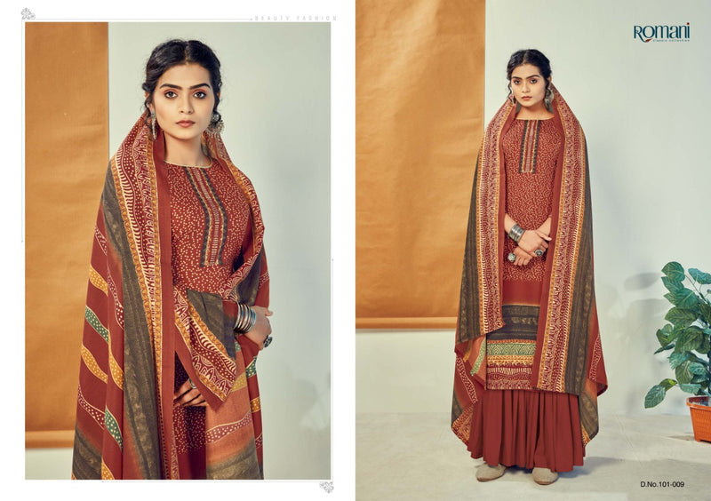 Zulfat Designer Suit Aarohi Pure Heavy Spun Digital Print Swaroski Work Salwar Kameez