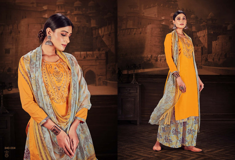 Zulfat Designer Suit Ishika Jam Cotton Heavy Embroidery Work Printed Eclusive Party Wear Salwar Suits