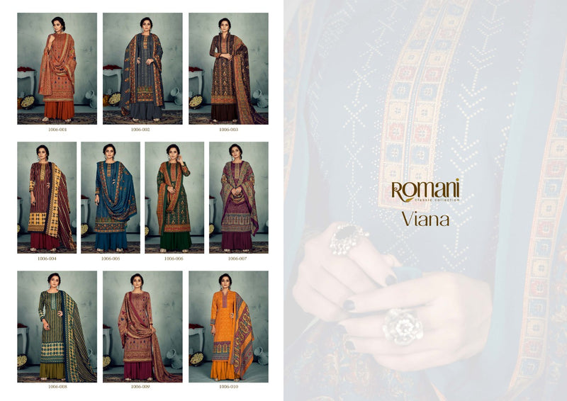 Zulfat Designer Suit Romani Viana Heavy Spun Digital Print With Swarosky Work Salwar Kameez