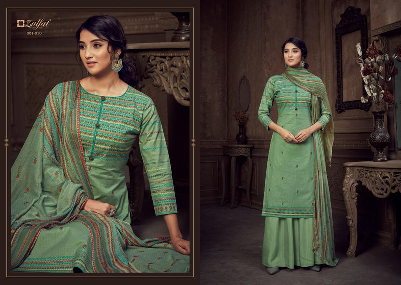 Zulfat Designer Suit Summer Style Pure Cotton Digital Print Casual Salwar Kameez