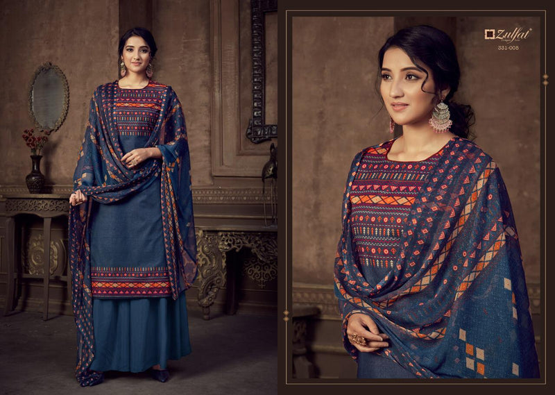 Zulfat Designer Suit Summer Style Pure Cotton Digital Print Casual Salwar Kameez