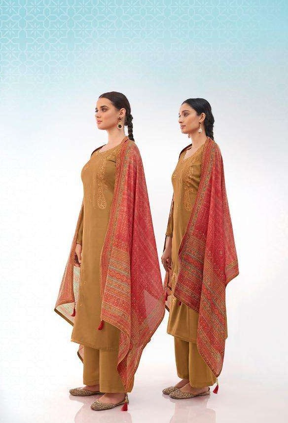 Mor Bagh Bandhan Tussar Silk Fancy Work Salwar Kameez