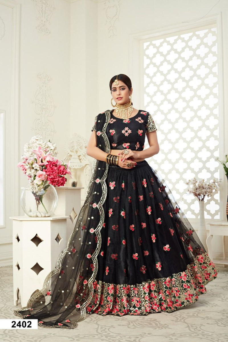 Aawiya Official Inayat Vol 1 2402 Butterfly Net Stylish Designer Party Wear Lehenga Choli