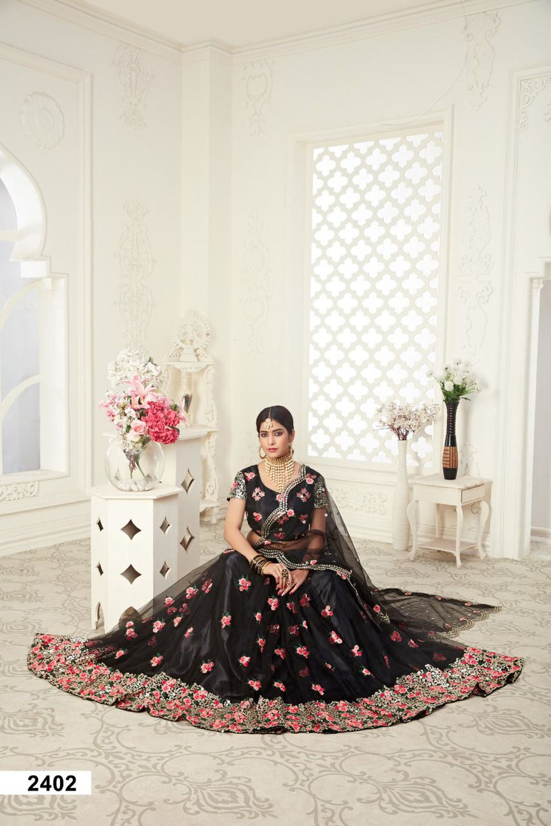 Aawiya Official Inayat Vol 1 2402 Butterfly Net Stylish Designer Party Wear Lehenga Choli