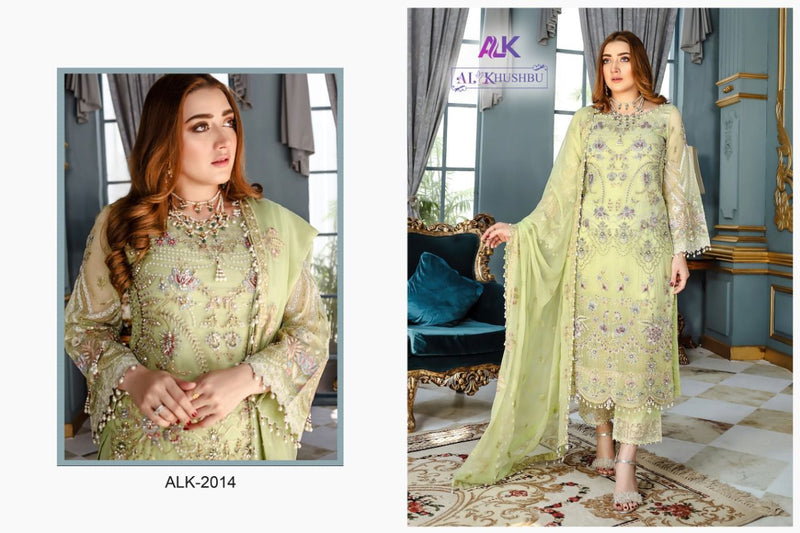 Al Khushbu Mariya Vol 1 Dno 2014 Georgette Stylish Designer Party Wear Salwar Suit