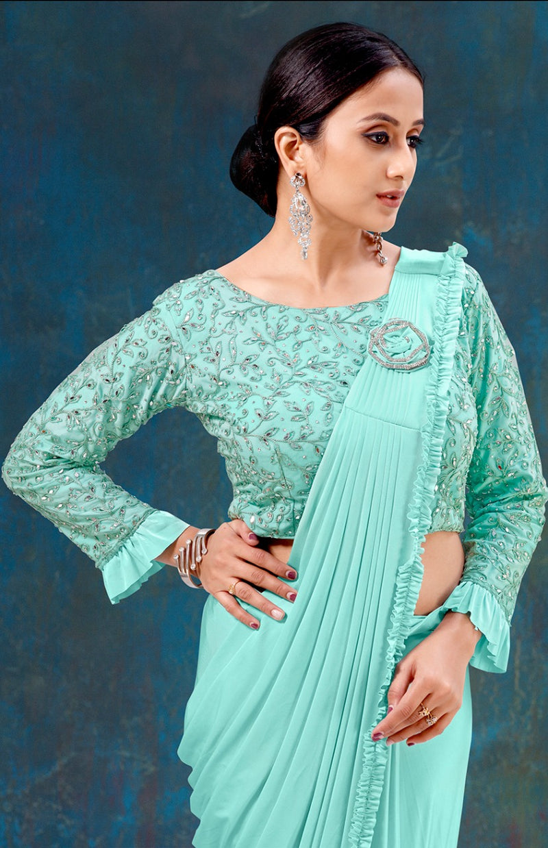 Amoha Trendz Dno 1015587 Imported Lyra Stylish Designer Party Wear Gorgeous Look Saree