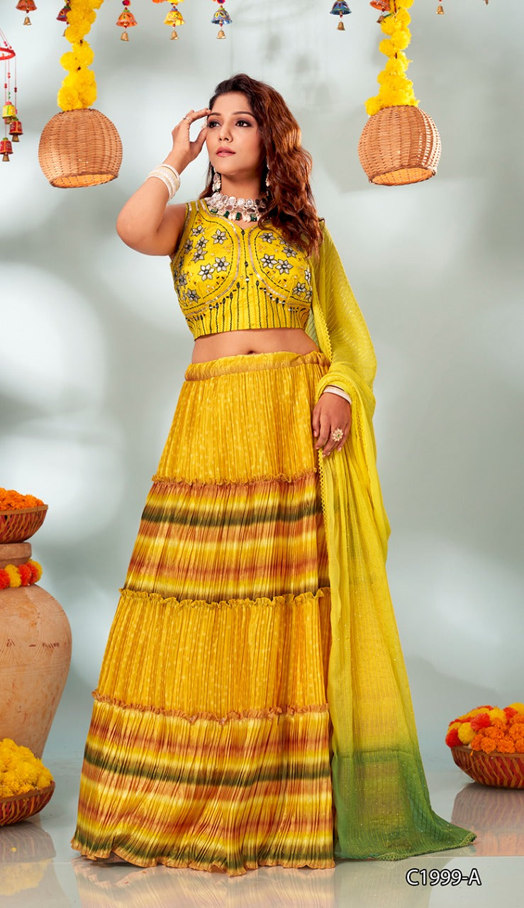 Amoha Trenza Dno C 1999 Georgette With Beautiful Embroidery Work Stylish Designer Fancy Lehenga