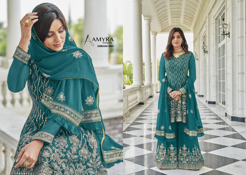 Amyra Design Zarkash Vol 4 Georgette with Attrective Look Stylish Designer Party Wear Salwar Suit