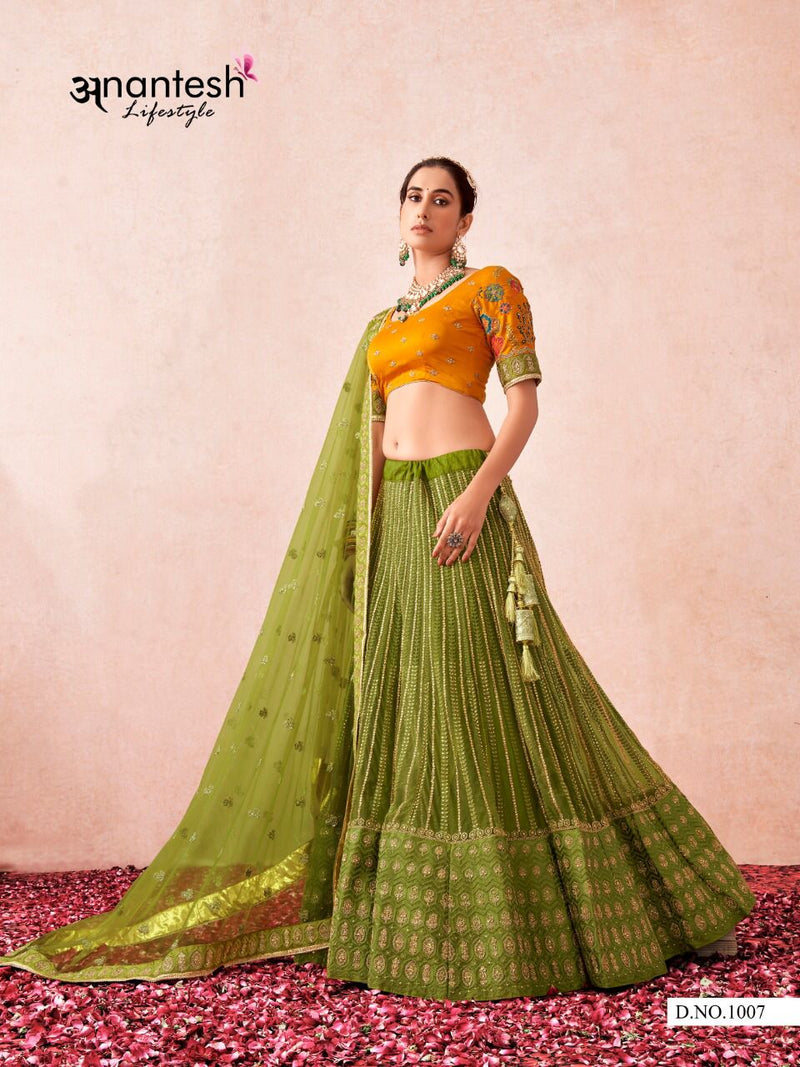 Anantesh Lifestyle Flairy Beats 1007  Fancy Festive Wear Stylish Designer Fancy Lehenga