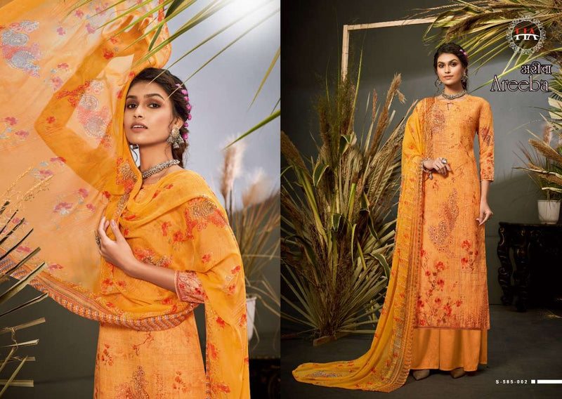 Harshit Fashion Areeba Dno S 585 002 Cotton Stylish Digital Print Party Wear Salwar Kameez