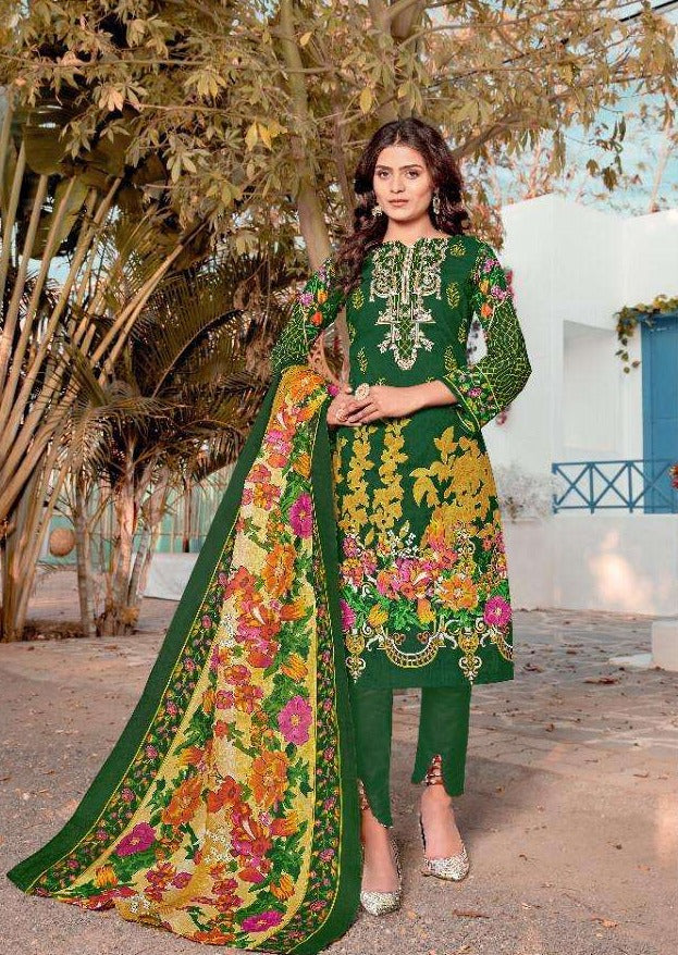 Malhar Lawn Collection Regular Wear Dress With Dupatta
