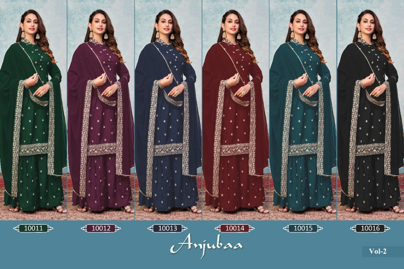 Dani Fashion Anujubaa Vol 2 Art Silk With Heavy Work Stylish Designer Party Wear Salwar Suit