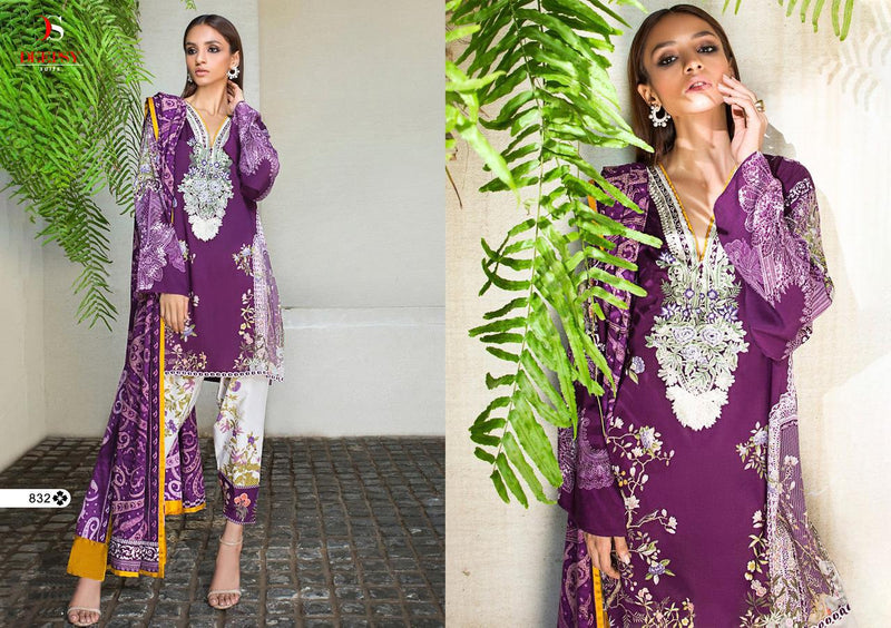Deepsy Suits Mahey Collection Pure Jam Cotton Print With Embroidery Work Pakistani Salwar Kameez