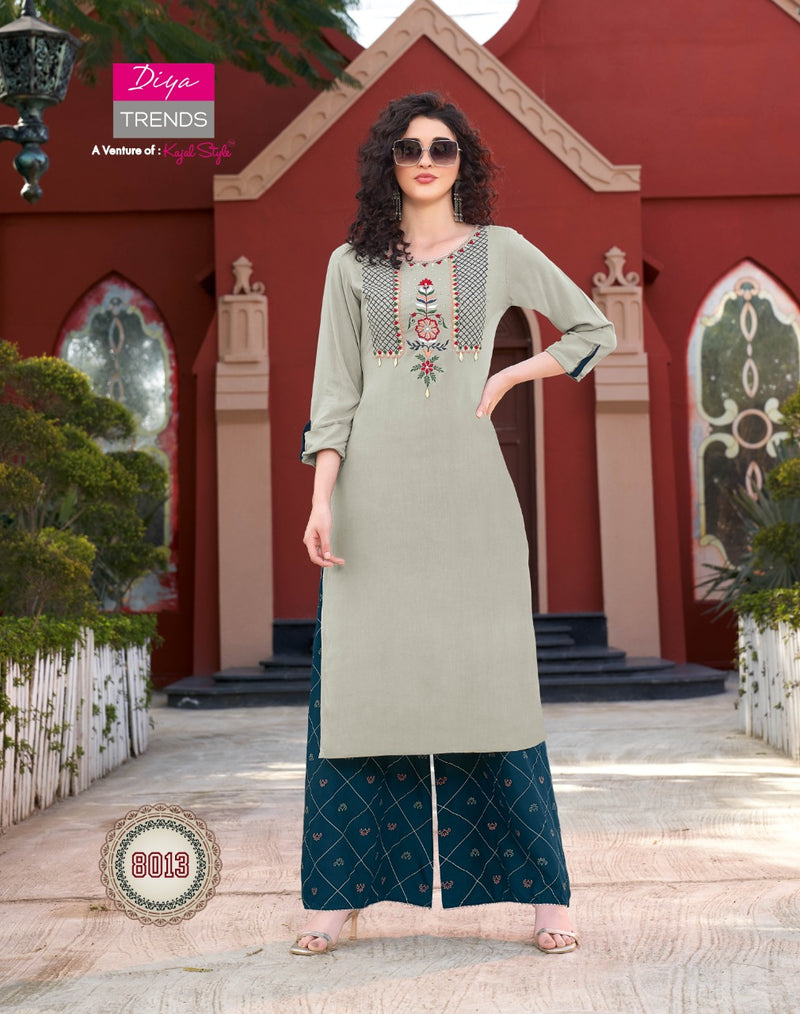 buy this new aline kurta with palazzo | A line kurta, Fashion, Long sleeve  dress