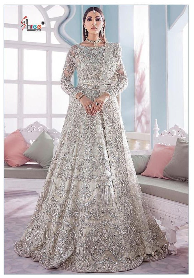 Shree Fab S 150 Butterfly Net Designer Pakistani Wedding Salwar Kameez