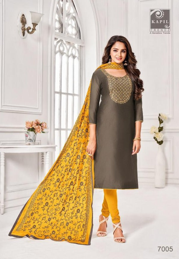 Kapil Trendz Noori Chanderi Satin Silk Salwar Suit