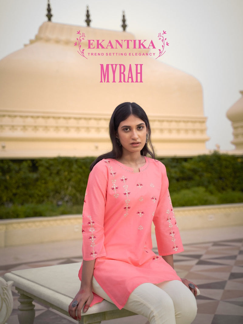 Ekantika Myrah Mull Cotton Exclusive Summer Wear Kurti Collection