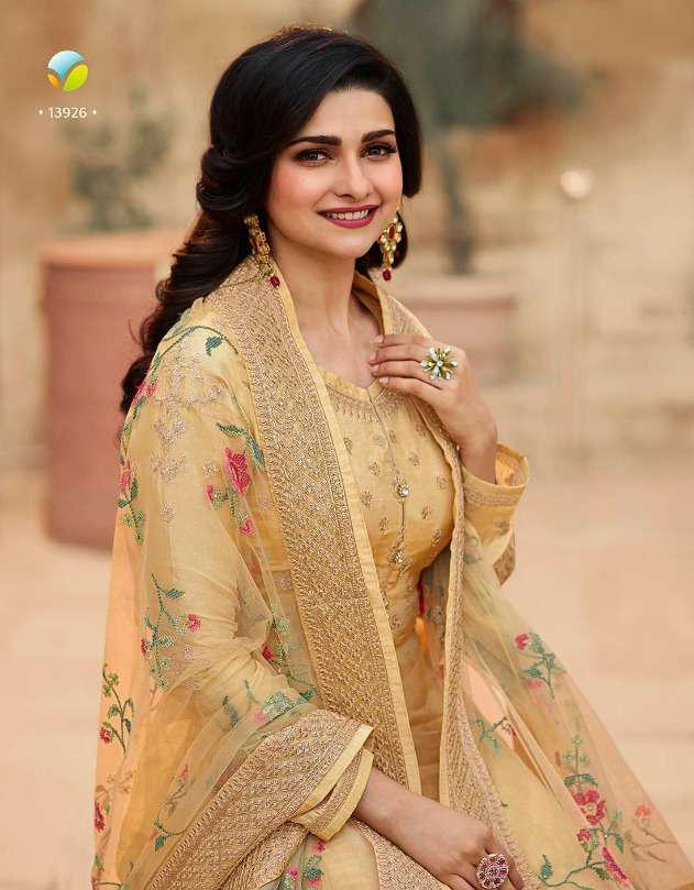 Vinay Fashion Parimahal Dola Silk With Embroidery Work Pakistani Salwar Kameez