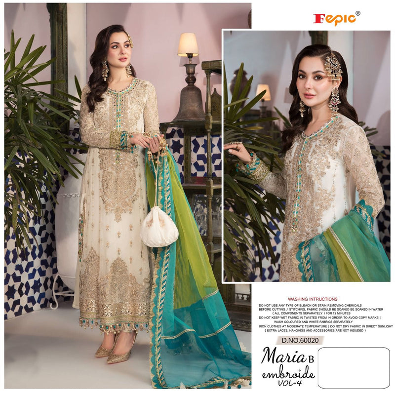 Fepic Rosemeen Dno 60020 Georgette With Embroidered Stylish Designer Party Wear Salwar Suit