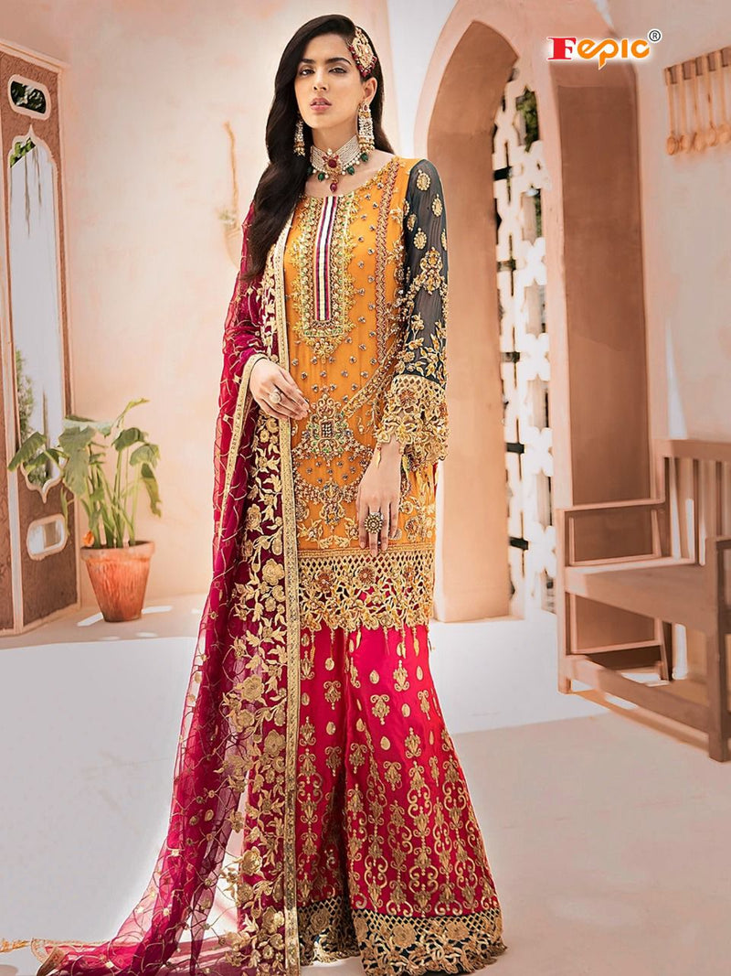 Fepic Rosemeen 1080 Colours Faux Georgette Pakistani Wear Salwar Suit