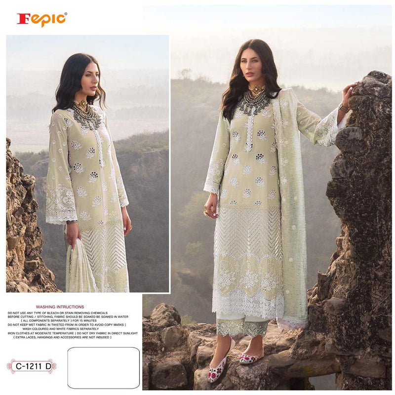 Fepic Rosemeen Dno C 1211 D Pure Cotton With Embroidered Work Stylish Designer Casual Wear Salwar Suit