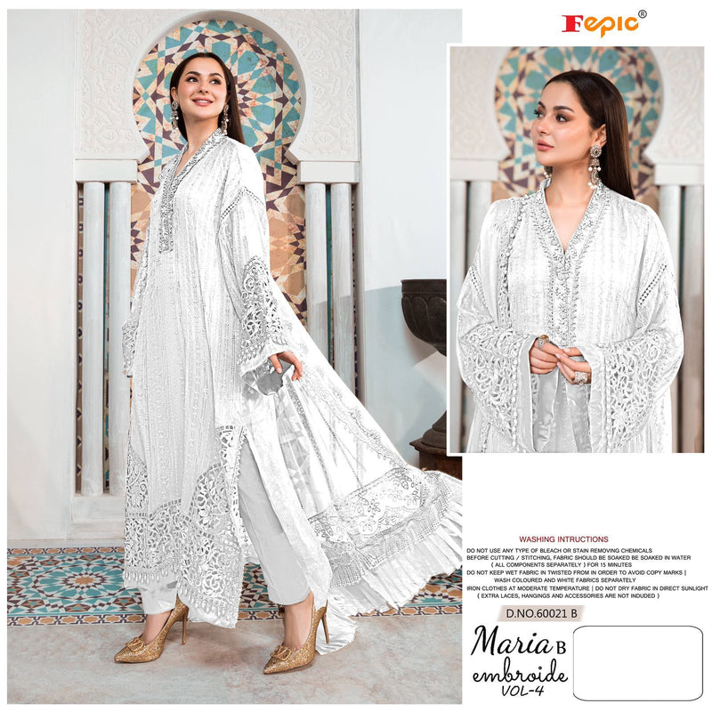 Fepic Rosemeen Dno 60021 B Georgette With Embroidered Stylish Designer Party Wear Salwar Suit