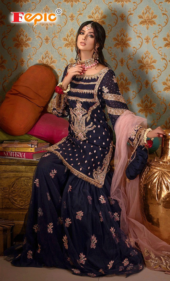 Fepic Rosemeen C 1113 Georgget Heva Look  Stylish Designer Salwar Suit
