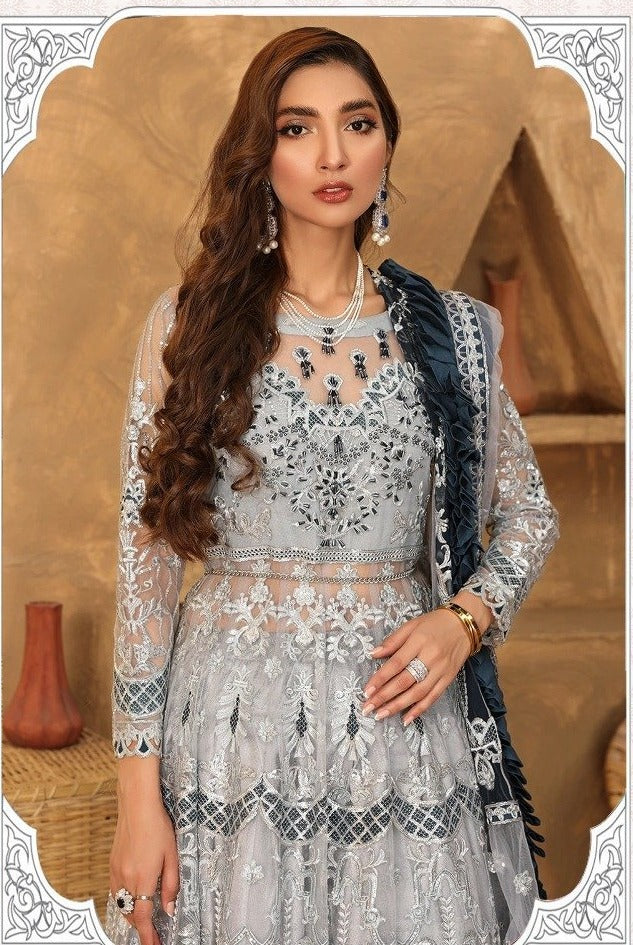 Fepic Rosemeen C 1132 Net Heavy Embroidered  Look Salwar Suit
