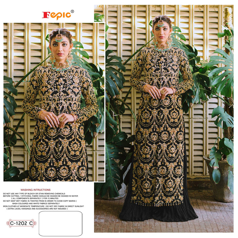 Fepic Rosemeen Dno 1202 C Georgette Stylish Designer Wedding Wear Pakistani Salwar Suit